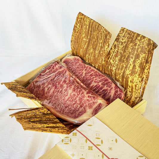 黒毛和牛A5サーロインステーキ贈答用セット(約450g~500g)