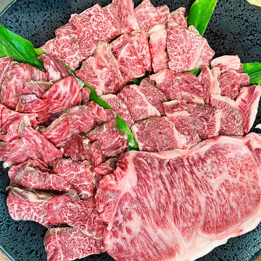 黒毛和牛A5バーベキューセット1kg越え!