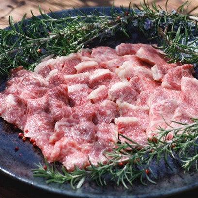 黒毛和牛A5ランク３種焼肉カット（計600ｇ強）