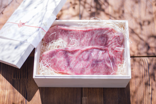 【贈答用】黒毛和牛A5サーロインステーキセット（約450ｇ～500ｇ）