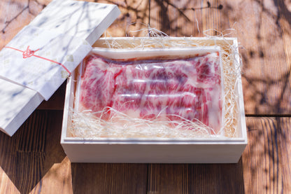 【贈答用】黒毛和牛A5すき焼き用サーロイン（約200ｇ）