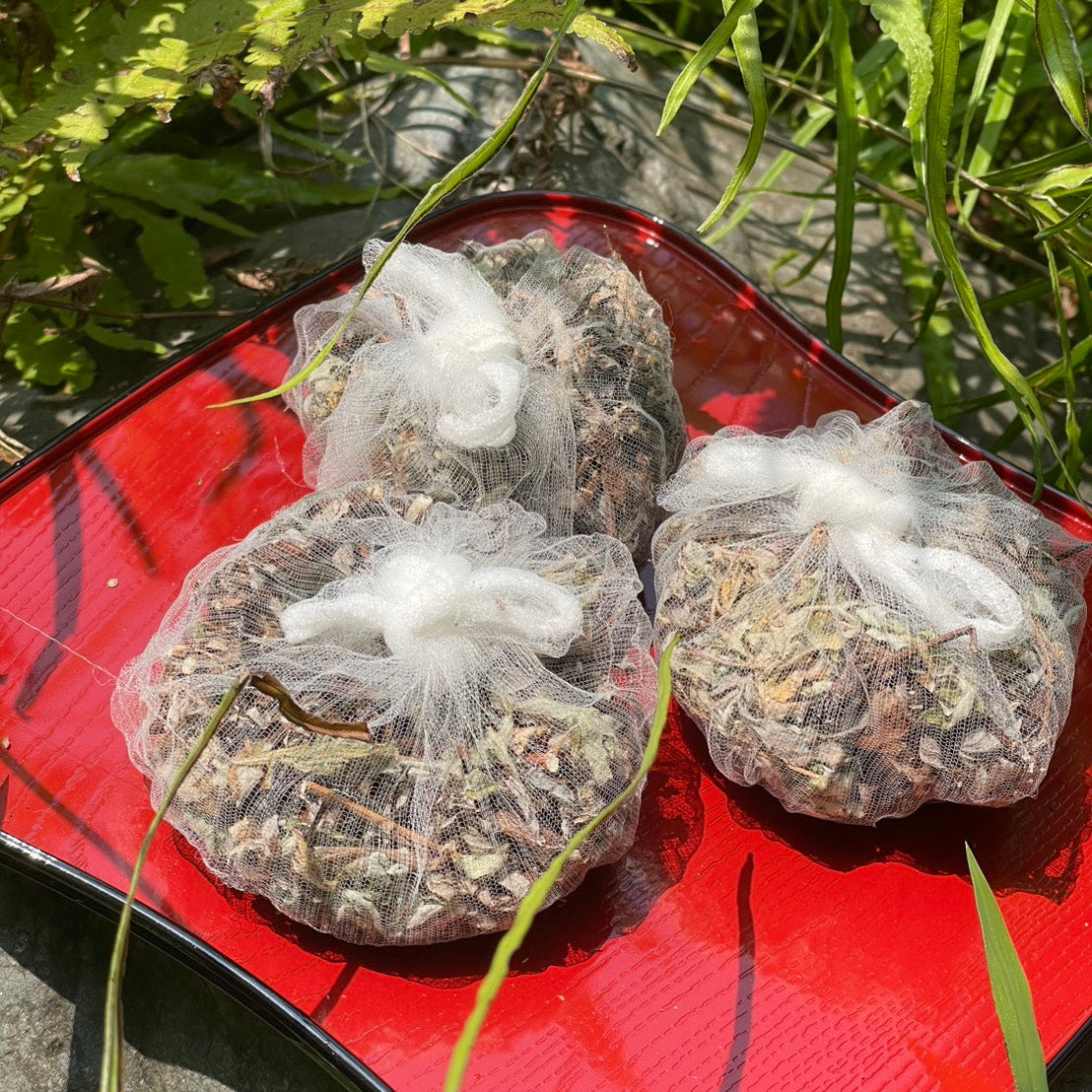 乾燥よもぎ３個セット（よもぎ茶・よもぎ風呂用）