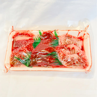 黒毛和牛A5贈答用ミックスセット（約350ｇ～400ｇ）　パックイメージ