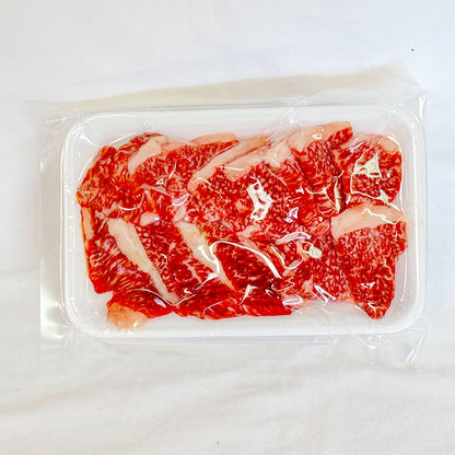 黒毛和牛A5カルビ焼肉カット（200g） パックイメージ