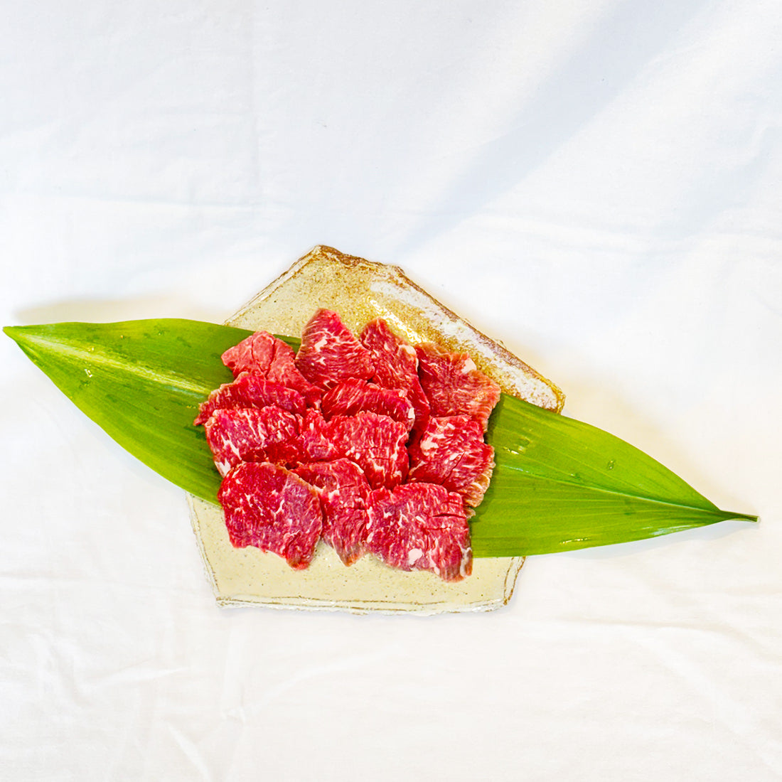 黒毛和牛A5赤身ロース焼肉カット（200g）