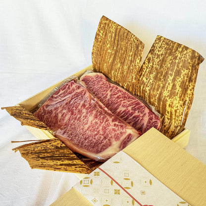 黒毛和牛A5サーロインステーキ贈答用セット（約450ｇ～500ｇ）